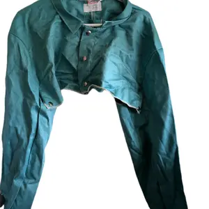 NEW Welders Cape Vest By Westex Proban / FR-7A Durable Flame Resistant 100% Cotton Fabric, Welding Sleeves, Machine Wash.
