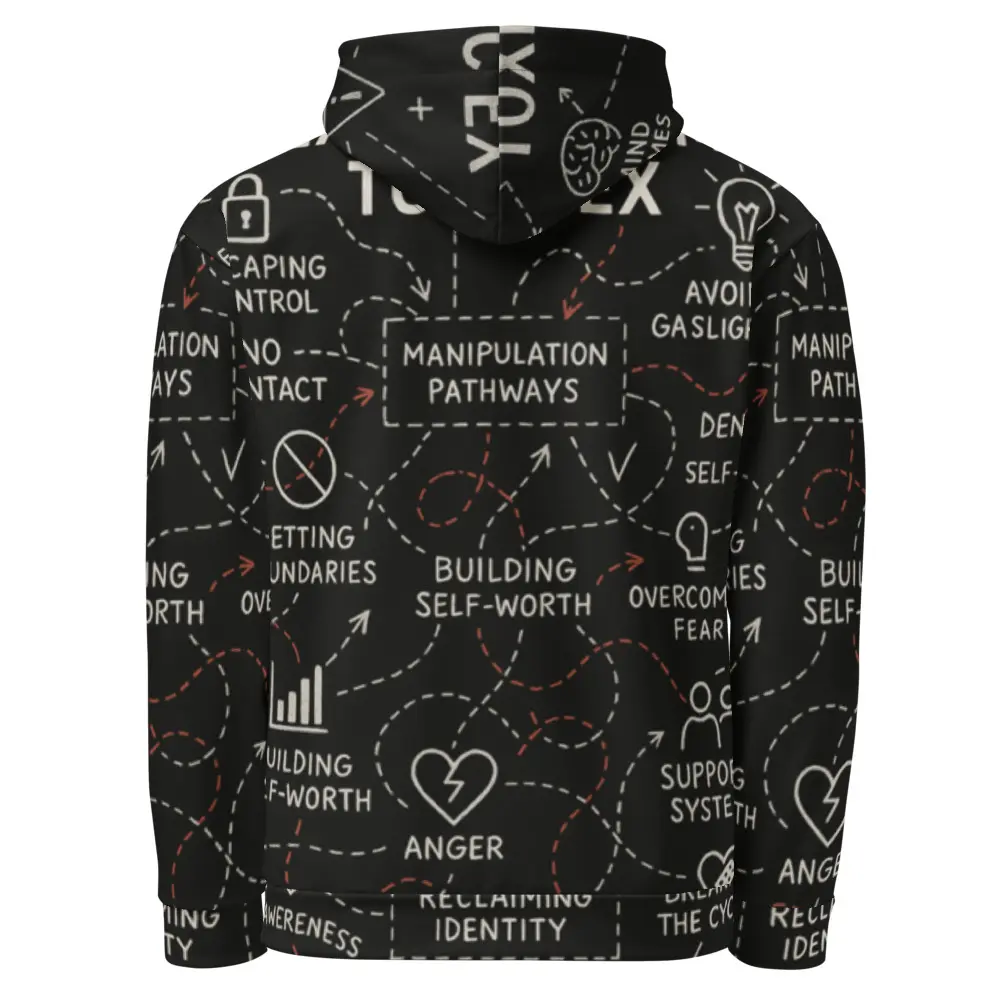 Healing From a Toxic Ex – All-Over Hoodie (Emotional Detox Edition)