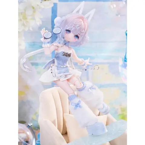 Minty V3 Fortune Sigh Oracle BJD Series Resin BJD Figures Blind Box 6+2 Styles Art Toy with Embroidered Auspicious Patterns, Fortune Slips, Lucky Pendants, 1/144 Rare Pull, 1/72 Rare Chance, Collectibles for Ages 14+ Blindbags