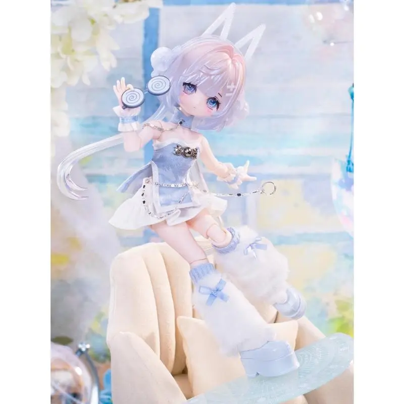 Minty V3 Fortune Sigh Oracle BJD Series Resin BJD Figures Blind Box 6+2 Styles Art Toy with Embroidered Auspicious Patterns, Fortune Slips, Lucky Pendants, 1/144 Rare Pull, 1/72 Rare Chance, Collectibles for Ages 14+ Blindbags