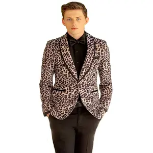 Amari Cheetah Tuxedo Jacket