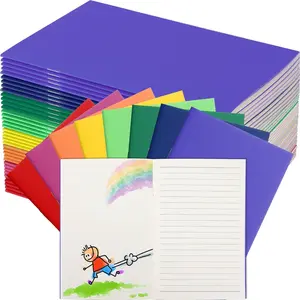 24 Pcs Blank Books to Write Stories Bulk Composition Notebooks, Colorful Soft Cover Ruled Lined Journals for Drawing, Perfect Gift in Stylish Colors