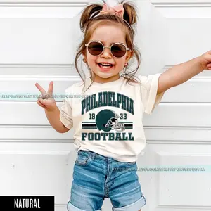 [Sale Up To 50%] Philadelphia Football Vintage Men, Women and Youth T-Shirt, Philadelphia City Football Shirt, Football Tshirt, Eagle Retro Kids, Eagle Fan Gif, Trendy USA Cotton Fabric