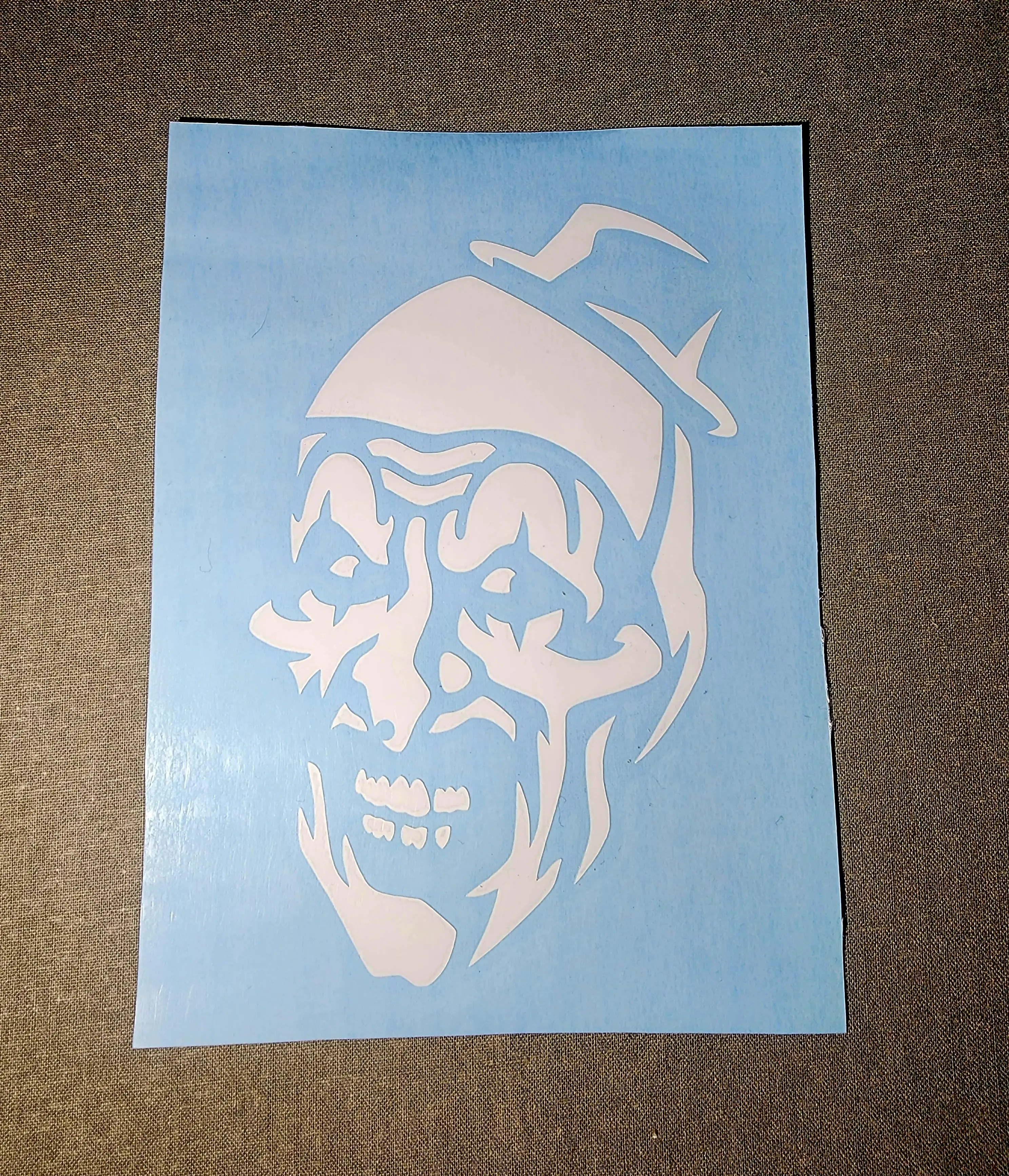 Art The Clown Terrifier Vinyl Car Decal Sticker Horror Movie Killer Clown Premium Outdoor Vinyl Easy Install Long Lasting Water & UV Resistant Made in USA