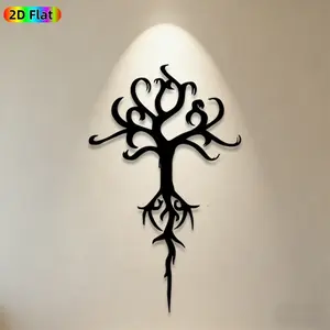 1pc Tree of Life Metal Wall Art, Intricate Tree of Life Statue Mural, Ideal Gift for New Year, Easter, Nature & Mythology Enthusiasts, Weather-Resistant Metal Wall Decor , Perfect for Garden Wall & Outdoor Fence, Unique Rustic Home Decor Accent