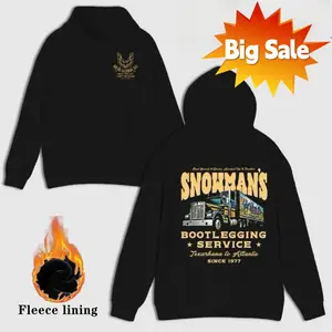 Snowman’S Bootlegging Service Hoodie, Smokey And The Bandit Truck Sweatshirt, Gift For Truck Driver, Unisex Sweater Pullover Tee Sleeve Elastic