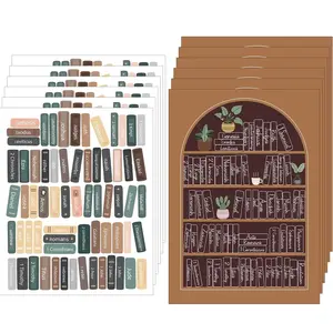 Bible Reading Tracker Stickers, Classic Bible Shelf Stickers Gifts for Christian & Books Lovers Readers Study Labels Supplies for Deeper Reading in The Book