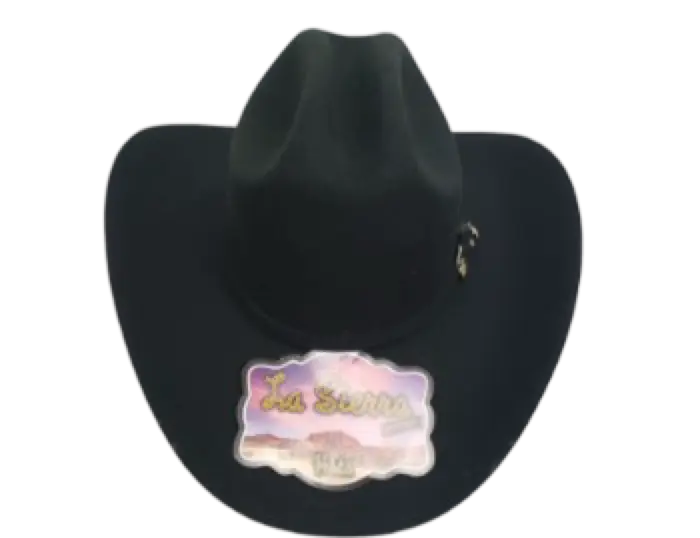Texana La Sierra 100X Horma Rupper Negro | Sombrero Vaquero Clásico