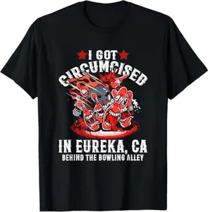 Circumcised Bowling Oddly Specific Humor Weird Funny Meme T-Shirt