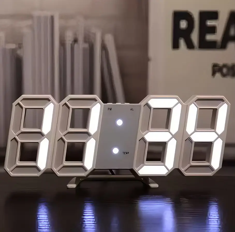 GlowStetics LED Digital Desk Clock