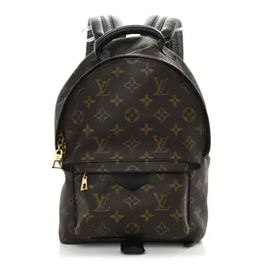 Pre-owned Louis Vuitton Coated Canvas Backpacks Monogram Palm Springs Backpack PM