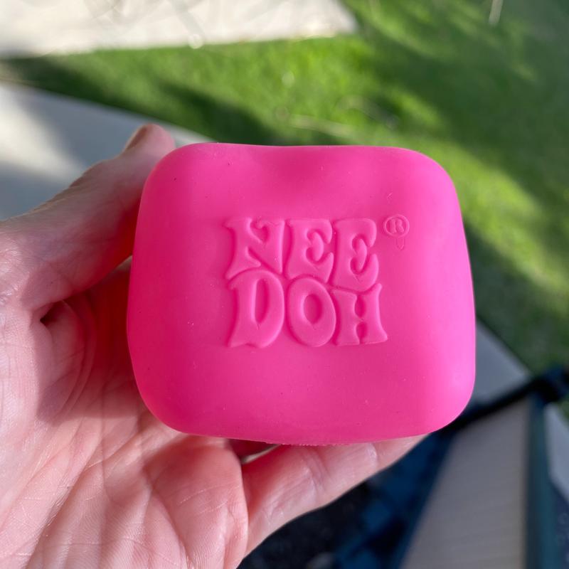 Needoh - Trending Glow in the Dark Nice Cube - Latest Craze in Hard Squish Stress Balls - Stim tools