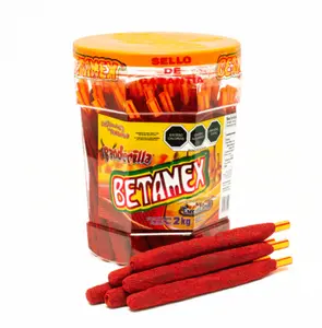 Betamex Banderilla – Mexican Tamarind Candy Stick 50pc Sweet Natural Chilli Snack