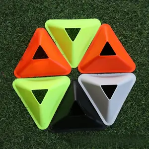10pcs Football Training Cones, Triangle Markers, Basketball Training Aids, Physical Fitness Discs, Sports Equipment Accessories