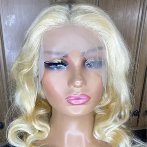 ️️NEW 100% Human Hair Lace Front wig 22 "️️