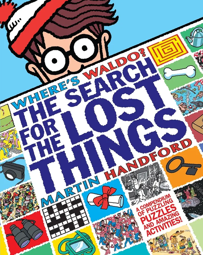 Used Paperback Book - Where's Waldo? The Search for the Lost Things by Martin Handford (English) - for Brain-Twisting Activities, Puzzles and Games, Waldo Fans