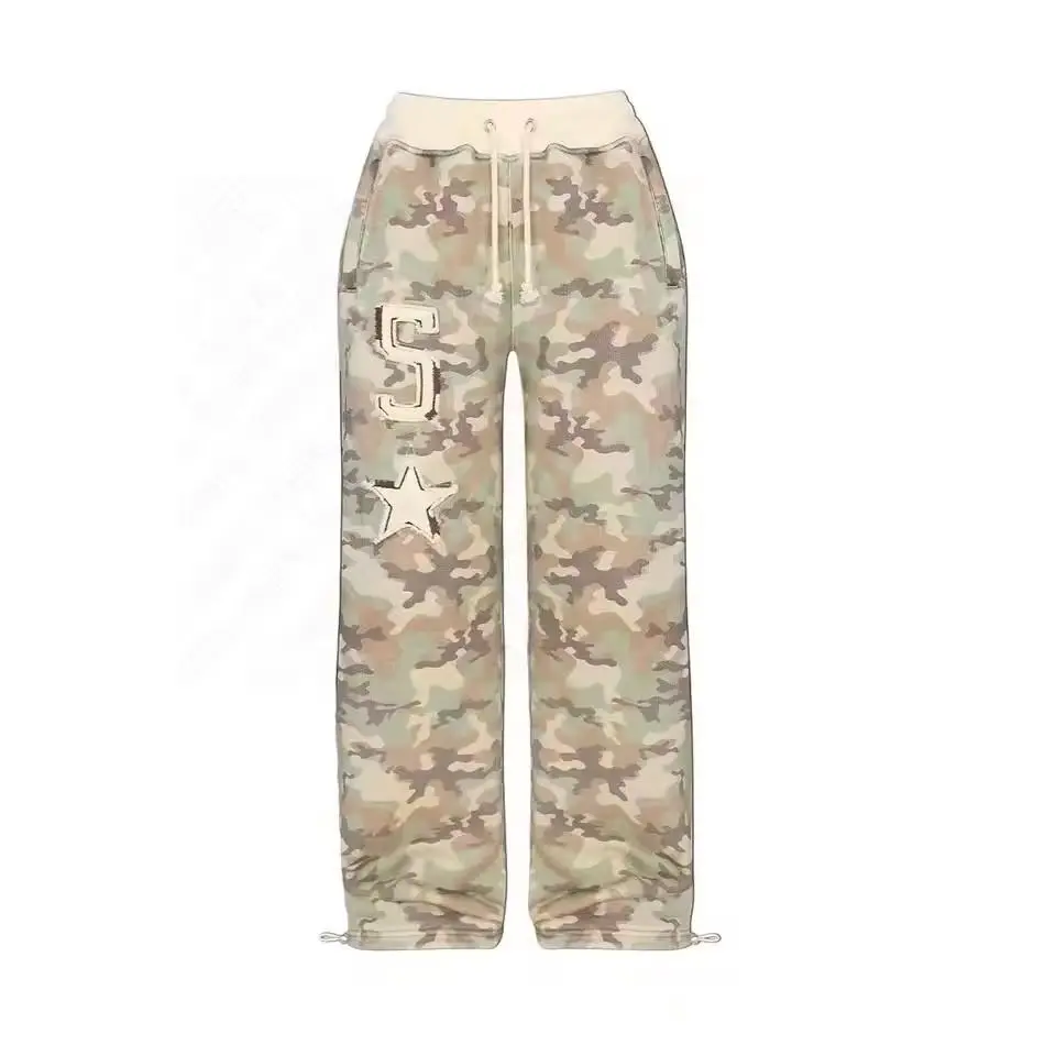 Camouflage pants with patterns