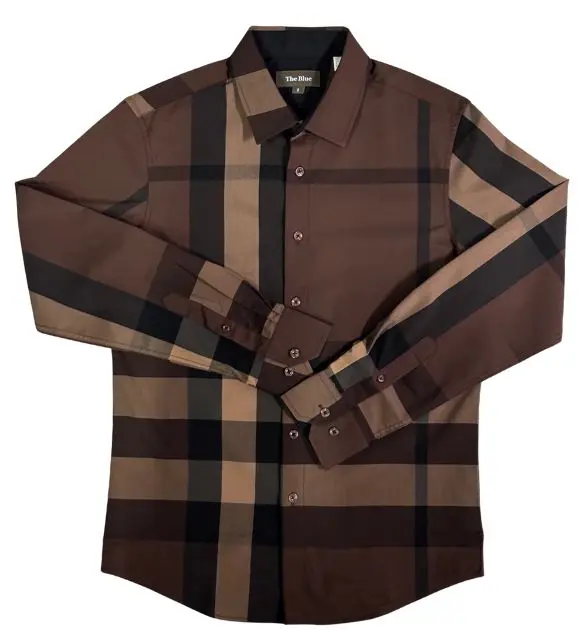 Men's Shirt The Blue Classic Collection - Brown