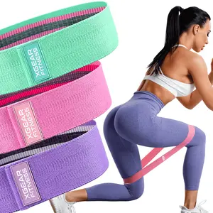 XGear Fitness Booty Bands – Set of 3 Resistance Bands for Butt & Hip Training