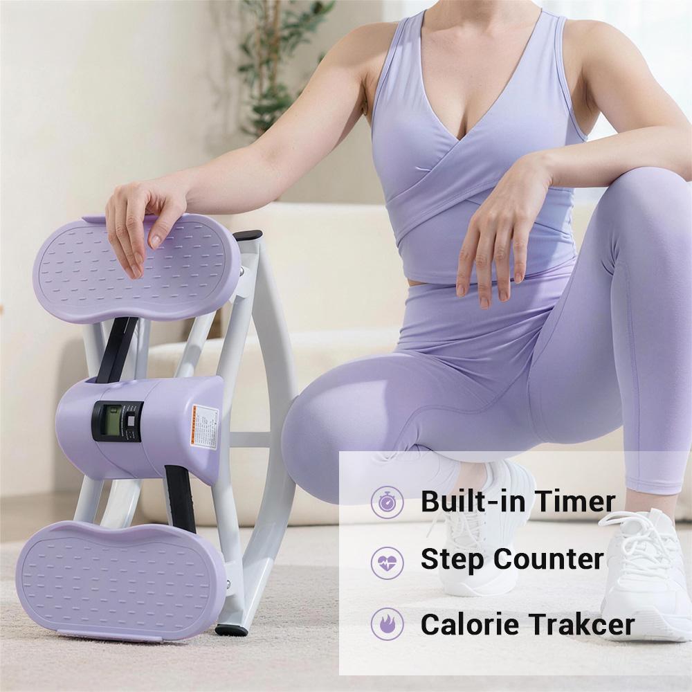 Umay Rocking Stepper Side Sepper Machine for Home Workout, The All-in-One Stepper for Office - 265LB Capacity