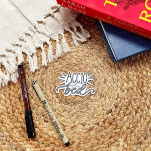 Accio Bed Sticker | Bookish Stickers | Always Tired bookish merch Decor Decorative