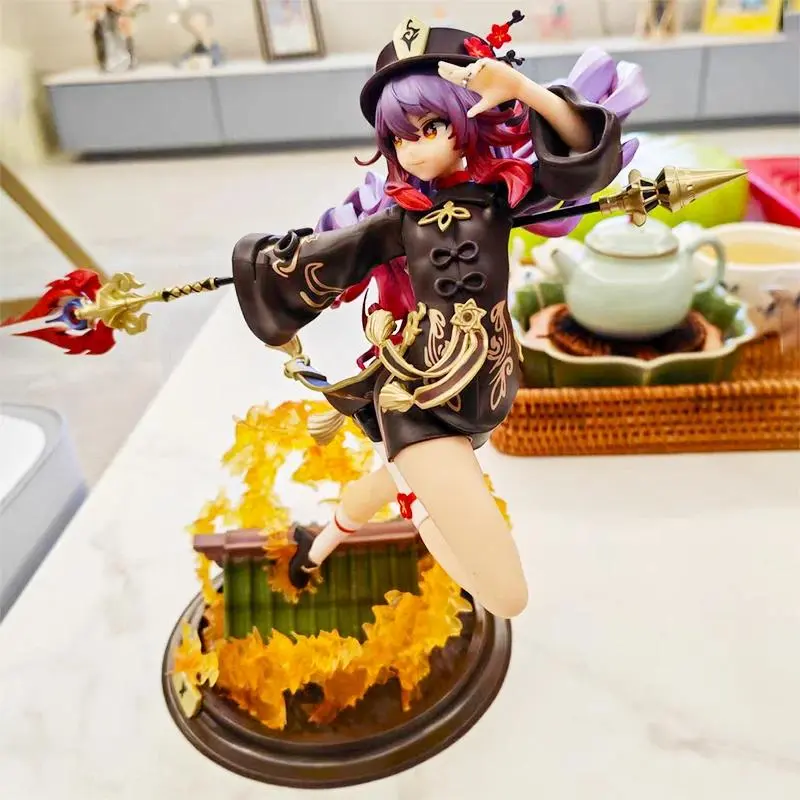Figurine Hu Tao – Genshin Impact – PVC 25 Cm – Collection Anime – Décoration Bureau – Cadeau Fan
