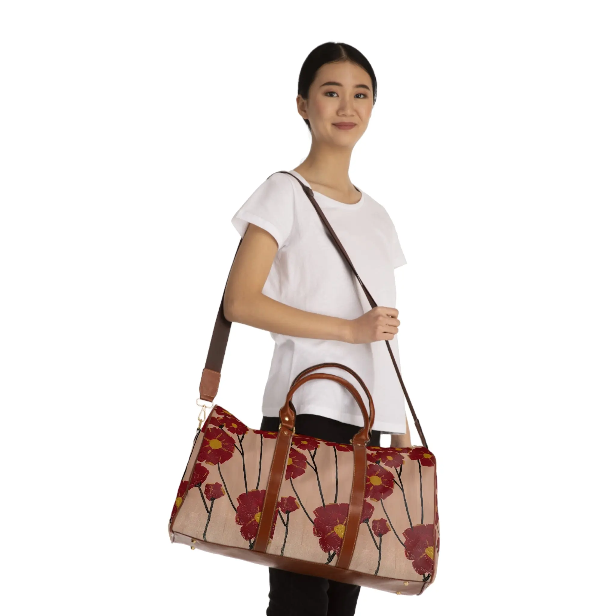 Dance/Travel Bag-Origami Rose