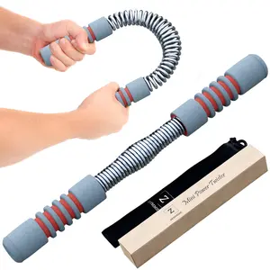 Zenooze's Power Twister Flex Bar 20 KG, The Ultimate Upper Body Exercise Equipment for Strengthening Your Chest Workout