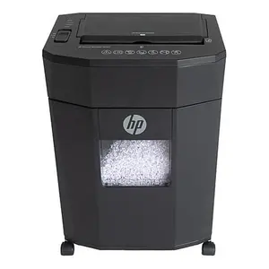 HP 100-Sheet Autofeed Finecut Shredder with Dropdown 3.8-Gallon Bin