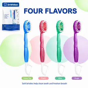 5-in-1 Travel Toothbrush, Floss, Tongue Scraper & Toothpick Set, 26pcs/pack Soft-Bristle Toothbrush Set, Oral Care Tool for Travel and Business Trip, Oral Hygiene Essentials #SummerVibes PICKS Cleanser Cleansing Daily Gentle#SummerWins #DealsForYouDays