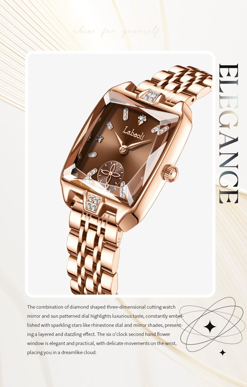 【Labaoli】Renaissance Collection Galatea Prism Elegant luxury women’s watches ，fashionable design，Suitable for wearing on all occasions Picasso’s Time