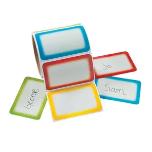 Colorful Self-Adhesive Name Tags/Labels