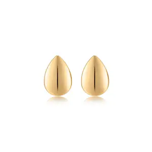 Ettika Statement Tear Drop Earrings 18k Gold Plated Rhodium Plated Elegant Design Smooth Finish Ideal for Everyday Wear Post Closure