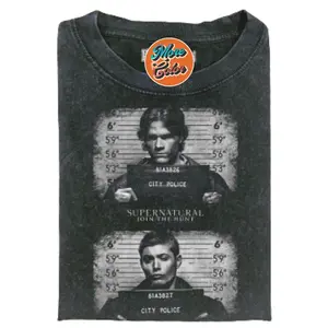 Supernatural Mugshot Dean And Sam Wincheste Movie Vintage T-Shirt, Funny Movie Shirt, Gift For Men, Gift For Women, Trending T-shirt