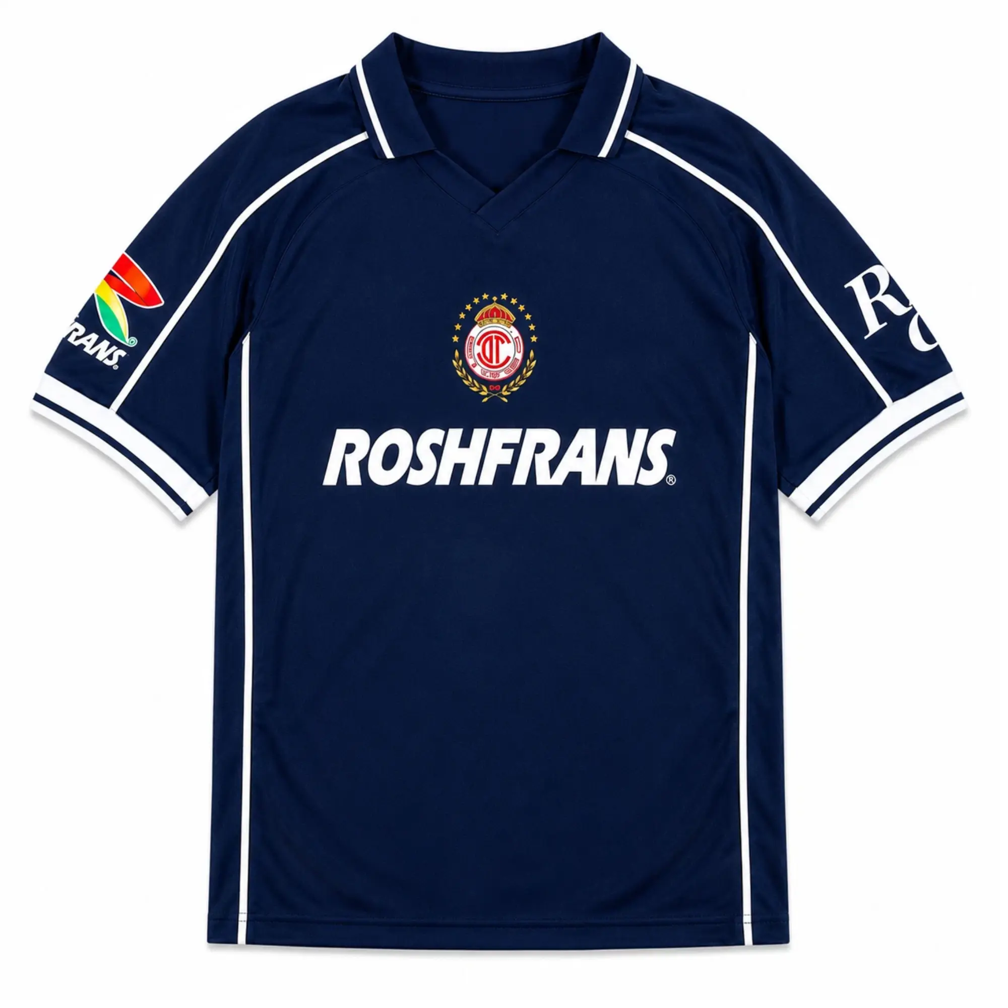 Men's Blue Soccer Collectible Jersey - Lightweight, Breathable Short-Sleeve Shirt