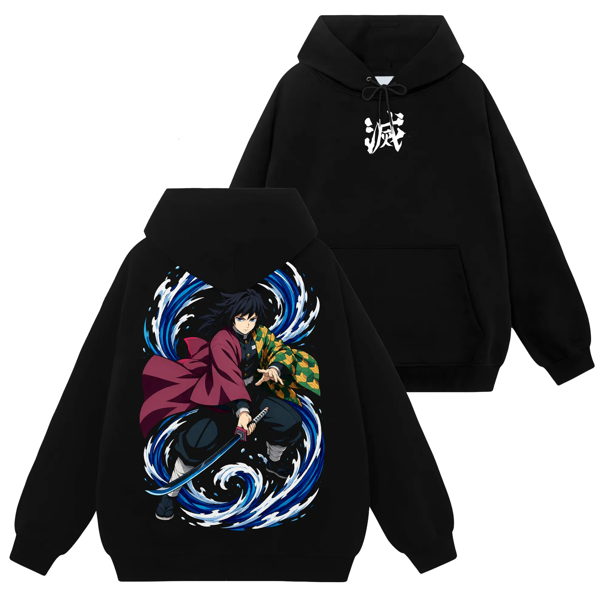 [Shinobi Shop] Tomioka Giyuu - Demon Slayer Kimetsu No Yaiba #244 Hoodie T-Shirt Sweatshirt, Retro Vintage Unisex Graphic 90s Cotton, Gift For Wibu, Anime Manga Y2K Streetwear