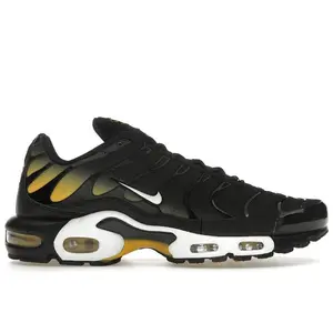 Nike Men's Air Max Plus Black University Gold White Running Shoes, from StockX