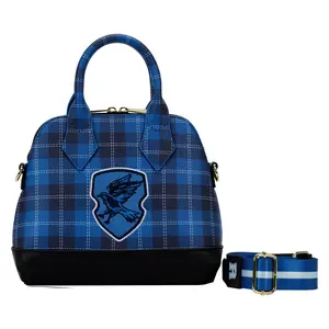 Harry Potter Ravenclaw Patch Varsity Plaid Crossbody Bag