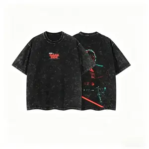 Acid Washed Anakin Sith Lord Graphic Tshirt Unisex Oversized Soft Cotton Streetwear Join The Dark Side Vintage Crewneck Short Sleeve Casual Urban Daily Top Classic Movie Comic Inspired Fashion Tee For Adult Fans        ？ ？ ？