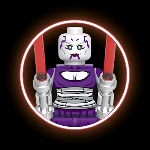 Space SW Clone Wars Asajj Ventress Sith Mini Building Figure