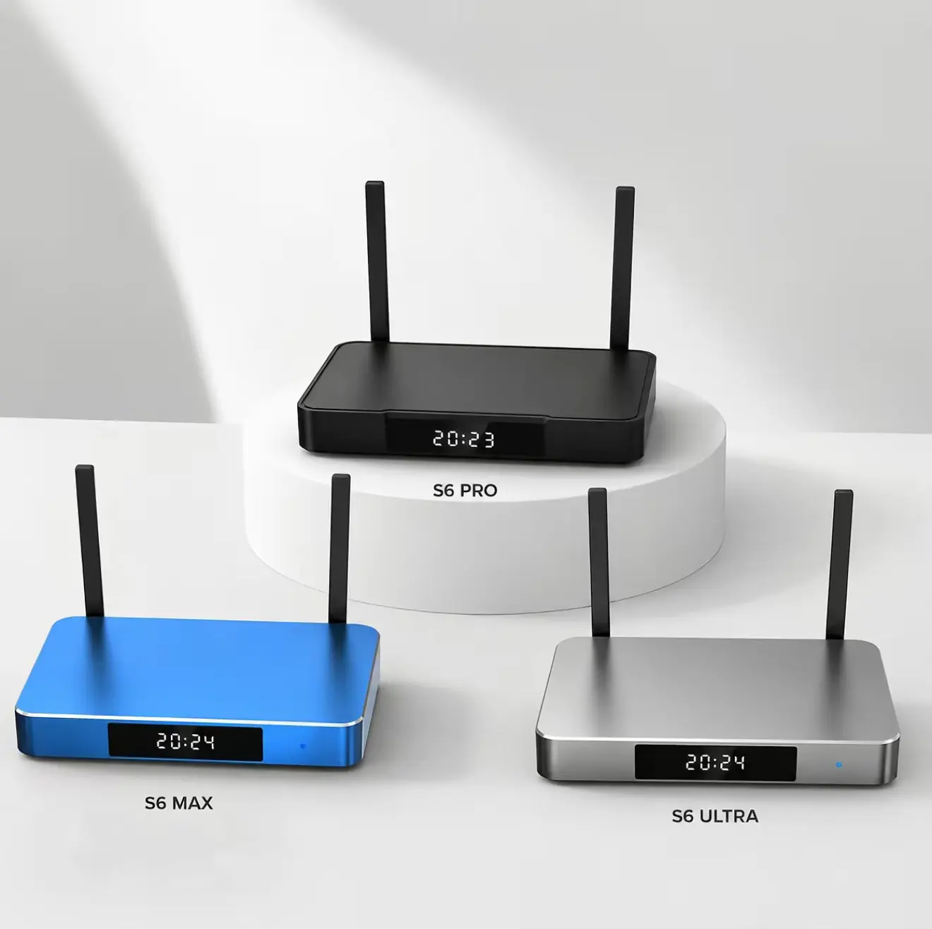 S6 Series TV Box - Single Unit Wi-Fi Enabled Home Entertainment Essential, Audio & Video Accessory for Phones & Electronics Setup, Tv Boxes