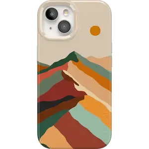 Casely iPhone 15 Case | Magic Mountain | Colorblock | Compatible with MagSafe | Classic Ultra Thin Design