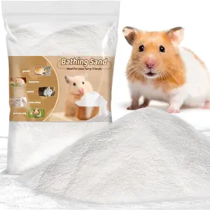 14 OZ Hamster Sand Bath -  Fine Sand Hamster Bedding Reptile Silica Sand Gerbil Hideout for Hamster Chinchillas Gerbil Syrian Mice Small  Small Pets