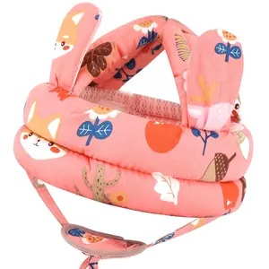 Mothers Day Gifts Baby Head Protector with Jaw Guard,  Cute Baby Helmet for Crawling Walking Running, Breathable Protective Cap Infant Baby Headguard Soft Cushion, Anti-Collision Toddler Helmets for 6m-24m Girls