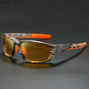 3-Pack Polarized Cycling Sunglasses – Camouflage Wraparound Sports Eyewear with UV400 Protection, Lightweight Anti-Glare Bike & Outdoor Shades for Fishing, Driving, Running, Hiking, Beach, Travel & Daily Wear