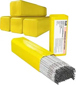 E7024 5/32in Premium Arc Stick Electrodes 14in Welding Rod 10-Pound Box, 5PK
