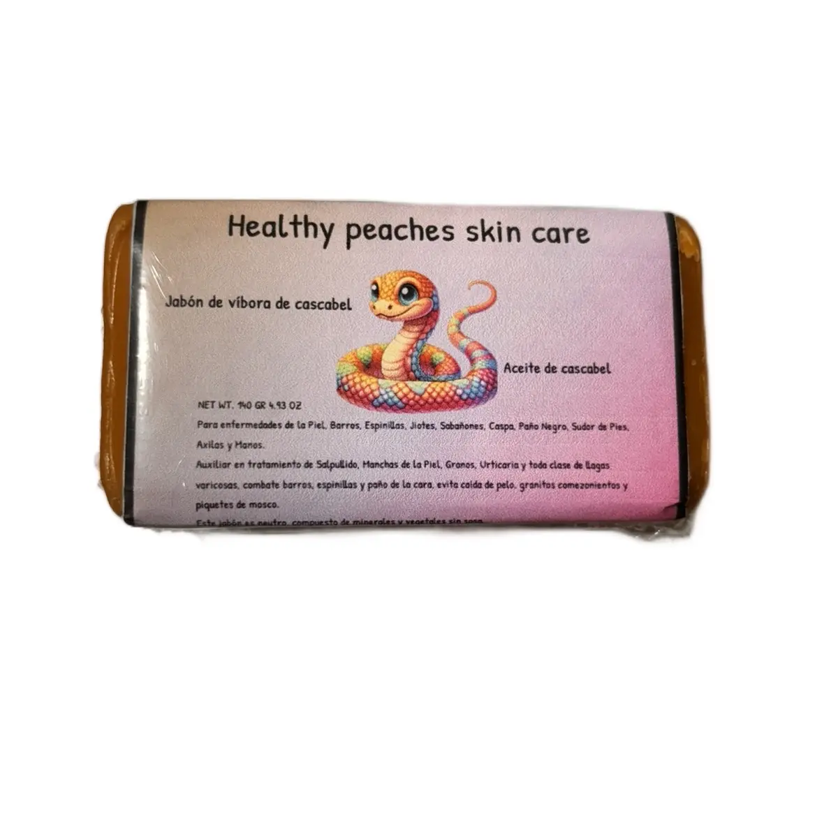 Rattlesnake Soap for Acne - Natural Remedy with Anti-Aging Properties - Snake Cleanser