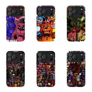 Five Nights at Freddy’s FNAF Phone Case |   Scary Animatronics Art Cover for iPhone-for iPhone17 ProMax /16/15/14/13/12/11 Plus for Samsung phones, suitable for both men and women,  Perfect Gift for Women Men.A gift for the fans