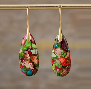 Wild Garden Jasper Drop Earrings