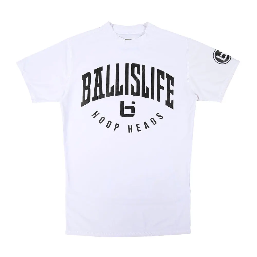 Hoop Head Compression Tee in White